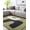 Olive, Charcoal, Ivory / Terah, variant on Hauteloom Byron Wool Living Room, Bedroom Area Rug - Contemporary - Moss, Jet Black, Prairie Dust - 5' x 7'6"