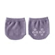 thumbnail image 1 of Zhuge Calcetines de media palma antideslizantes de silicona, calcetines invisibles, 4 pares, morados, 1 of 5