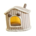 thumbnail image 1 of Cama para dormir para gatos, tienda para gatos, cómoda, lavable, antideslizante, perrera cálida para invierno Gris Yuyangstore Cama nido, 1 of 8