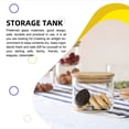 thumbnail image 2 of serony Food Storage Box with Lid Glass Fresh-Keeping Powder Container Multi-functional Sealed Pot Household Restaurant Party Travel 12*12*8cm, 2 of 8