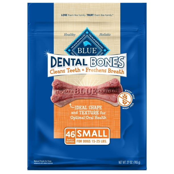 Blue Buffalo Dental Bones Small (1525 lbs) Dental Treats for Adult