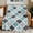 Morocco29, variant on Throw Blanket for Couch Retro Moroccan Pattern Soft Fleece Flannel Blankets Cozy Lightweight Blanket for Home Sofa Living Room Geometric Style Bed Throws 50" x 60"