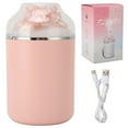 thumbnail image 1 of Essential Oil Diffuser, Noise Reduction Silent Humidifier Nano Scale Water Particles  For Household Sakura Pink, 1 of 8