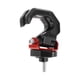 thumbnail image 1 of Gancho colgante ajustable para motocicleta, gancho doble tipo cuerno, soporte para casco y equipaje para scooters y bicicletas, negro y rojo, 1 Pc, 65mm, 1 of 7