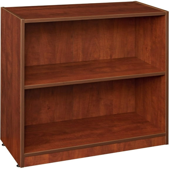 30 Inch Bookcase  Cherry Finish Wood Book Shelf for Home Office & Living Room