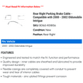 thumbnail image 2 of Rear Right Parking Brake Cable - Compatible with 2000 - 2002 Oldsmobile Intrigue 2001, 2 of 2