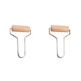 thumbnail image 1 of CNKOO 2pcs Pottery Ceramic Rolling Pin for Shaping Clay Wooden Baking Roller for Kitchen Cooking Pizza Roller Artists, 1 of 8