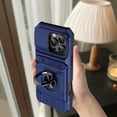 thumbnail image 2 of Motorola Wallet Phone Case - TPU+PC, Hidden Card Slot, Ring Kickstand, Heavy Duty Shockproof, 2 of 6