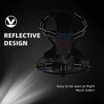 thumbnail image 5 of Haiem Video Game Pattern No-Pull Dog Harness Reflective Front Clip Vest with Handle,Step-in Air Dog Harness,Adjustable 2 Metal Rings 4 Buckles-Medium, 5 of 6