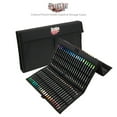 thumbnail image 4 of SoHo Urban Artist 120 Slot Pencil Case for Colored Pencil, Markers, Pen, Brushes Durable Nylon Organizer Opens to Easel Stand - Black, 4 of 4