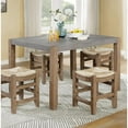 thumbnail image 5 of Alaterre Furniture Newport 30"H Faux Concrete and Wood Loft Dining Table, 5 of 10