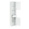 thumbnail image 4 of Accent Plus Nantucket Storage Bath Tall Cabinet, White, 4 of 4