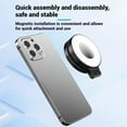thumbnail image 5 of CRI 95+ Magnetic 3-in-1 Selfie Light with Mirror, 360° Rotating Mobile Phone Ring Led Light Clip, Portable Small Clip On Phone Selfie Light for Selfies, Video Recording Call (Black), 5 of 7