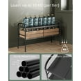 thumbnail image 3 of Netel Under Sink Organizers And Storage, 2 Tier Expandable Under Cabinet Organizer Shelf With 8 Removable Panels,Expandable Shelf For Cupboard,Kitchen,Bathroom,Shoe Storage Rack, 3 of 5