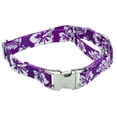 thumbnail image 4 of Country Brook Petz® Purple Hawaiian Martingale Dog Collar with Premium Buckle, Large, 4 of 5