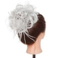 thumbnail image 2 of S-noilite Chignon Ondulé Duveteux Chouchous Extension de Cheveux Synthétiques pour Femmes, 2 of 3