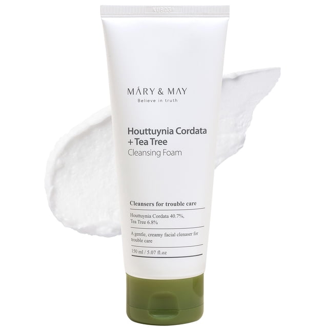 Espuma limpiadora Mary&May Houttuynia Cordata + Tea Tree 150 ml
