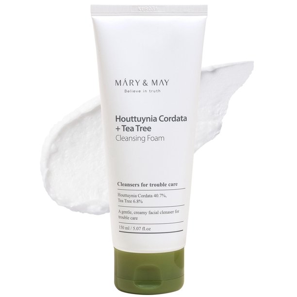 Espuma limpiadora Mary&May Houttuynia Cordata + Tea Tree 150 ml