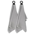 thumbnail image 2 of RITZ Hook and Hang Woven Kitchen Towel, Set of Two, Titanium, 2 of 7