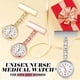 thumbnail image 4 of Minnieouse Reloj de bolsillo de aleación de 3 piezas, reloj de enfermería con estilo luminoso Universal alimentado por de Relojes Tipo 2/Blanco, 4 of 6