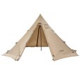 thumbnail image 1 of VEVOR Hot Tent for 4-6 Persons, Portable Winter Tipi Tent with Stove Jack, Waterproof Canvas Camping Tents, Lightweight 4 Season Shelter Tents for Hiking Fishing Backpacking, L Size, 1 of 9