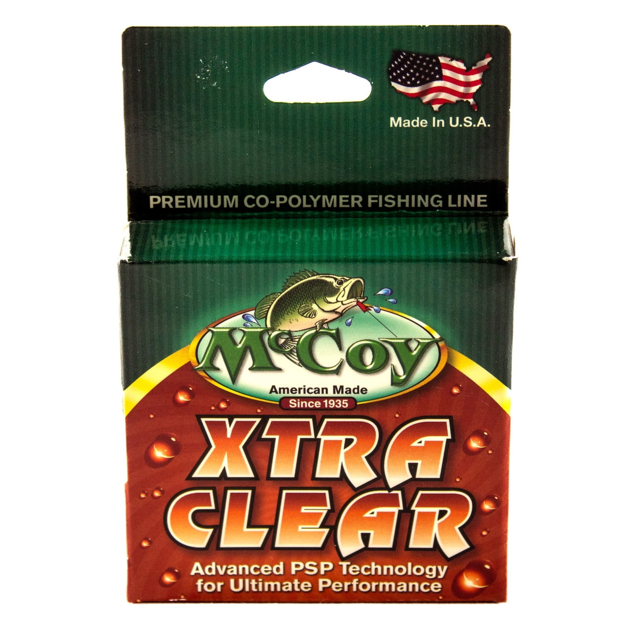 McCoy Xtra Clear Premium CoPolymer Monofilament Fishing Line (6lb
