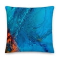 thumbnail image 1 of Premium Pillow -"Complete Serenity 2 - Blue", 1 of 4