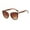 Coffee, variant on ibiyuan Sunglasses Women Women Classic Large Round Frame Sunglasses Vintage Fashion UV Protection Sun Shades