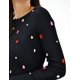 thumbnail image 4 of Blusa manga larga con pedrería Roman Fashion /Juvenil, 933 (Negro) negro G Roman Fashion BL-M-933-NEGRO, 4 of 5