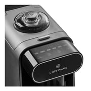 ChefWave Milkmade Non-Dairy Milk Maker (Silver/Black) – 6 Program, Auto-Clean Nut Milk Machine with Nut Platter (Almonds, Cashews, Walnuts, Hazelnuts)