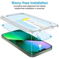 thumbnail image 2 of Protector de pantalla JeTech One Touch Install para iPhone 13/13 Pro, 2 of 6