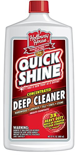 Quick Shine Deep Cleaner Wax Stripper For Wood Floors 27 Oz By
