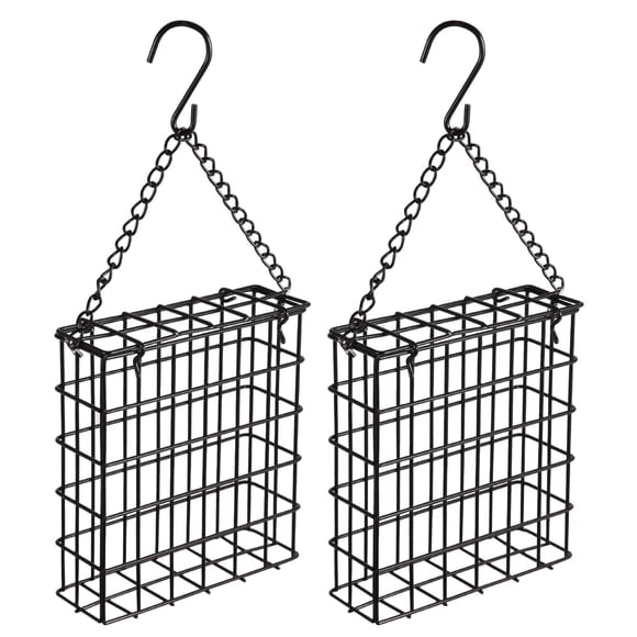 Comedero para pájaros Seet Cage Yojanner Outdoor, capacidad para 1 torta de sebo