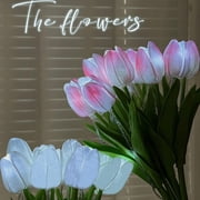 【Stay in Spring】Couple Dreamlike Tulip Lamp Photo Prop Night Light ROMANTIC A4D4