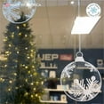 thumbnail image 5 of 9 x Medium (6") Hanging Snowflake Ornament Christmas Window Cling Decals for Glass. Christmas Window Decoration Home Decor. Winter Holiday Stickers for Windows. Made in America., 5 of 7