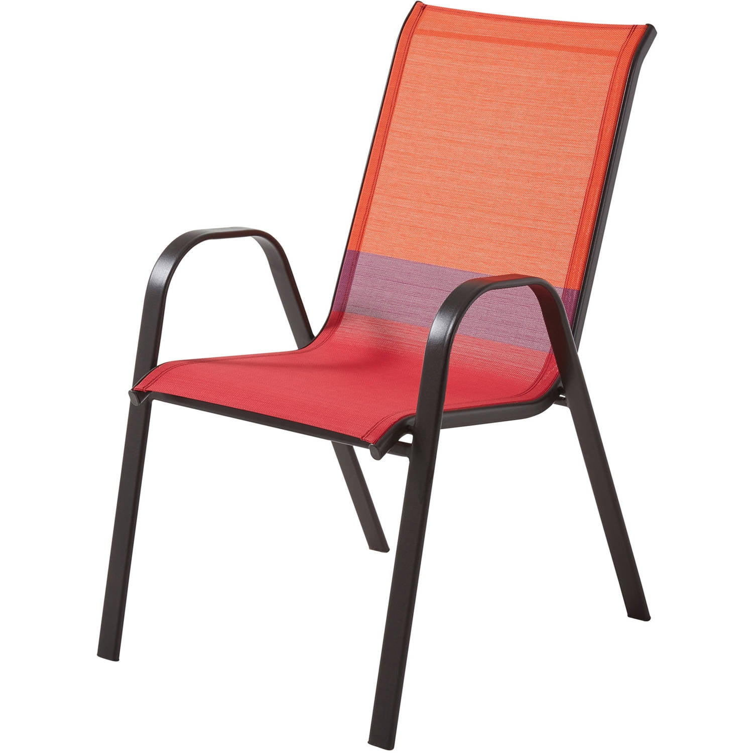 Mainstays Heritage Park Stacking Sling Chair, Color Block ...