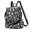 Halloween Ghost Black Cat Pattern, variant on Halloween Dancing Skeleton Coffin Spider Fashion Backpack, Work Travel Rucksack with Side Bottle Pockets & Convertible Strap, Water Repellent Polyester Gifts for Women Casual Use