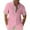 Pink, variant on Yiaimeir Summer Luxury Short Sleeve Beach Shirt Tops Mens Designer Clothes,Size M-4XL
