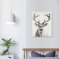 thumbnail image 3 of Nawypu BACKYMRART Reindeer Prints Animal Poster Winter Canvas Wall Art Nordic Christmas Snow Covered Trees Home Decor Artwork Print Room, 3 of 4