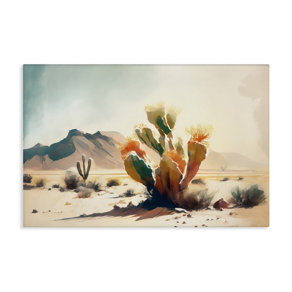 Stupell Industries Desert Dream at Sunrise Canvas Wall Art design by Titan Turner, 16 x 24