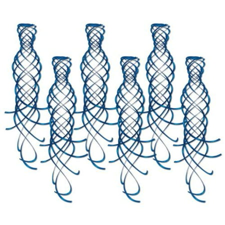 Blue Shimmering Whirls
