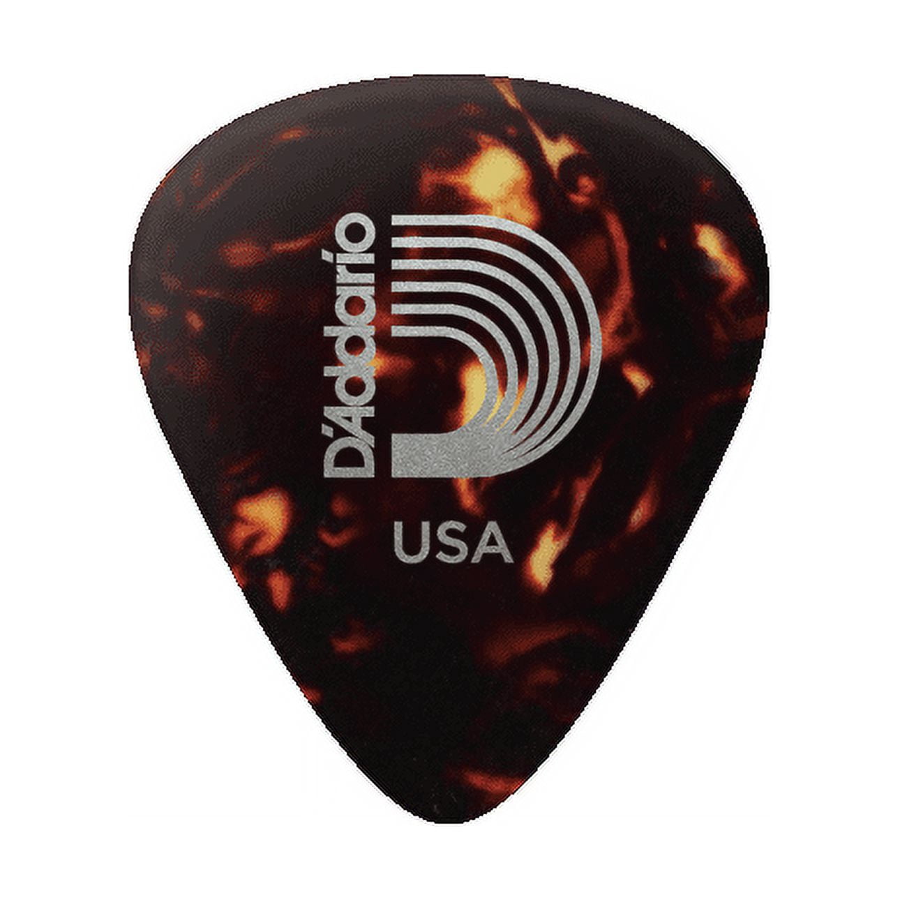 D'Addario Planet Waves Shell-Color Celluloid Guitar Picks - 100 Picks
