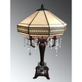 thumbnail image 2 of Morisette 4-light Tiffany-style 16-inch Crystal Table Lamp, 2 of 3