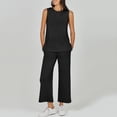 thumbnail image 3 of Cowl Neck Color Block Plus Rompers for Women Sweatshirt Sets Women 2 Women Work Suit Set Piece Outfits Tracksuits Sleeveless Wedding Pant Suits Petite Long Pants Casual Sweatshirt, 3 of 7