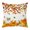 Orange, variant on Throw Pillow Covers, Fall Pumpkins 24x24 Pillow Covers for Couch/Sofa/Bed, Thanksgiving Red Orange Maple Leaves Branch Decorative Square Linen Cushion Pillowcase for Home Decor
