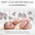 thumbnail image 3 of Sweet Jojo Designs + BreathableBaby Watercolor Elephants Boy, Girl, Unisex/Gender Neutral Breathable Mesh Crib Liner, 3 of 6