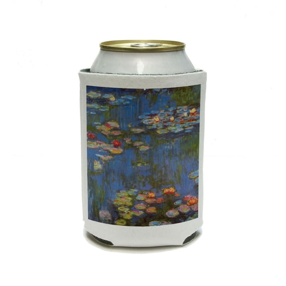 Water Lilies - Claude Monet Can Cooler Drink Insulator Beverage Insulated Holder