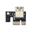 thumbnail image 4 of Wweixi PCI-E Riser Board 1X to 16X Extender 6-pin Adapter Card PCI-E GPU Extender Board Computer Accessory, 4 of 9