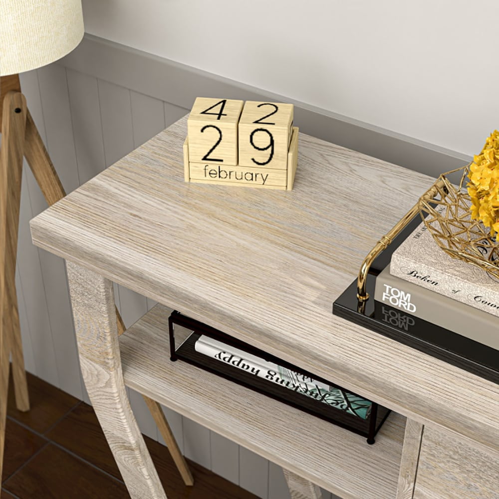 YYAo Console Table, Entryway Table, Console Sofa Table, Display Shelf,Modern Sofa Accent Table with Drawer-Gray