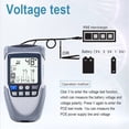 thumbnail image 3 of TFixol Handheld Portable Network Cable Tester LCD Large Screen Display Digital Wire Trackers Continuity Battery Voltage Polarity Checking POE Test Multi-function Cable Tester with Flashlight, 3 of 7